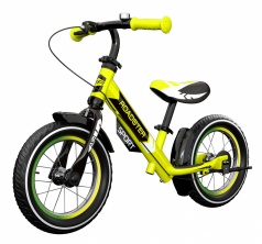 Детский алюминиевый беговел Small Rider Roadster 3 (Sport, AIR) (лайм)