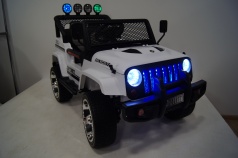 Детский электромобиль Rivertoys Jeep T008TT 4*4 белый