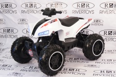 Детский квадроцикл RIVERTOYS T777TT белый