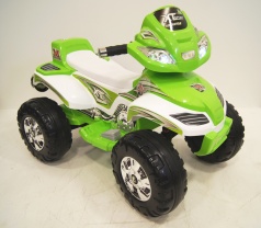 Детский квадроцикл RIVERTOYS JY20A8 зеленый