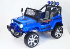 Детский электромобиль Rivertoys Jeep T008TT 4*4 синий