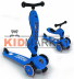 Детский трехколесный самокат с сиденьем Scoot&Ride HighwayKick 1 (Seat) (синий)