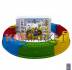 Песочница разноцветная Kinderway Стена Замка 8 элементов