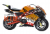 Минимото MOTAX 50 сс в стиле Ducati orange
